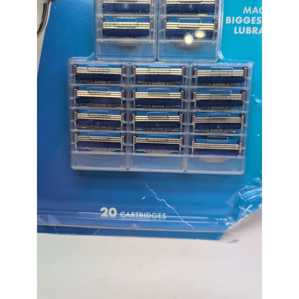 Gillette Mach3 Advanced Razor Blade Refill Cartridges Mach 3 Incomplete - Picture 3 of 5